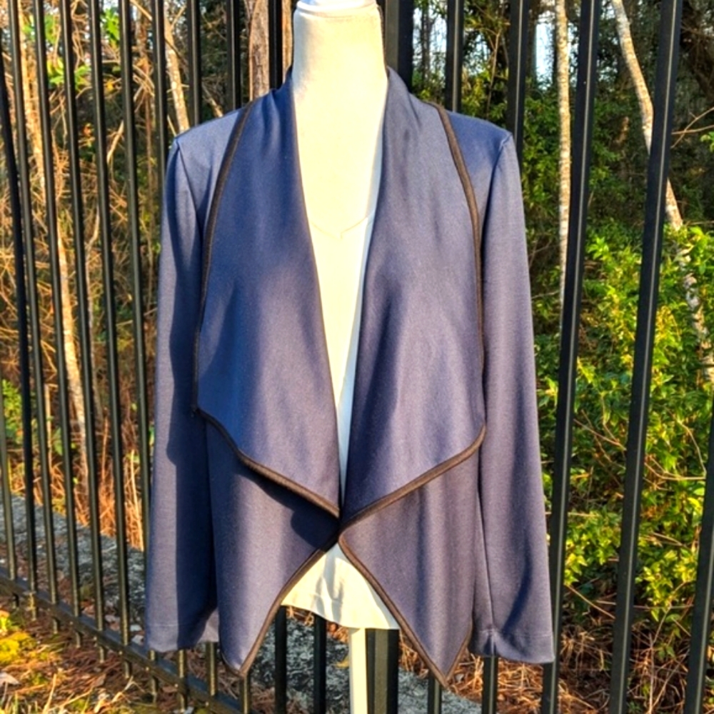 Blue and black jacket